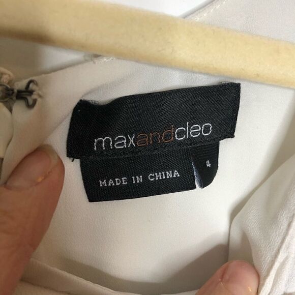 Max and Cleo Black & White Cocktail Dress - Picture 3 of 8